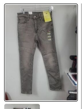 Men's Levis Gray Slim Fit Jeans